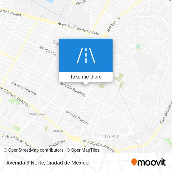Avenida 3 Norte map
