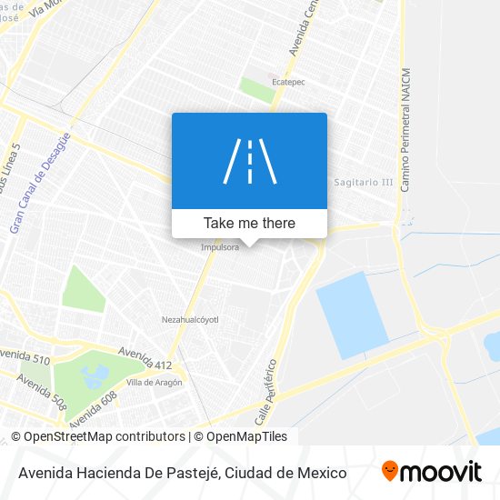 Avenida Hacienda De Pastejé map