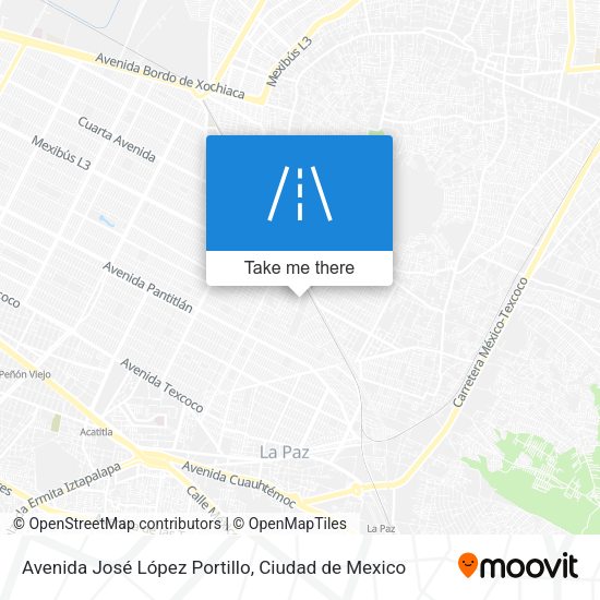 Avenida José López Portillo map