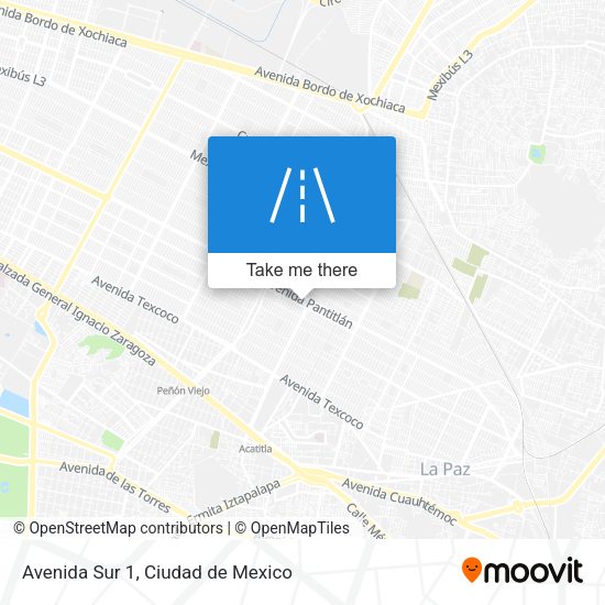 Avenida Sur 1 map
