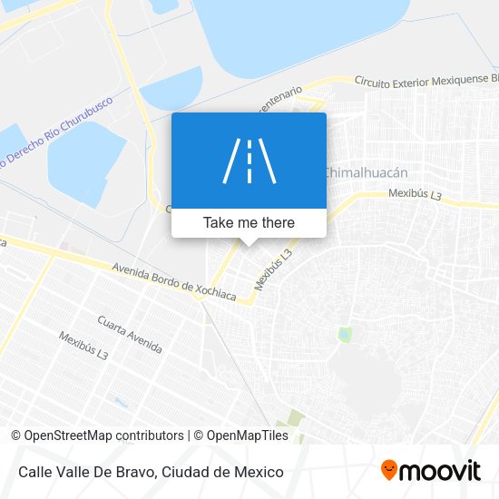 Mapa de Calle Valle De Bravo