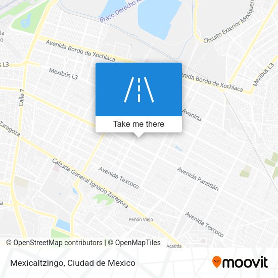 Mexicaltzingo map