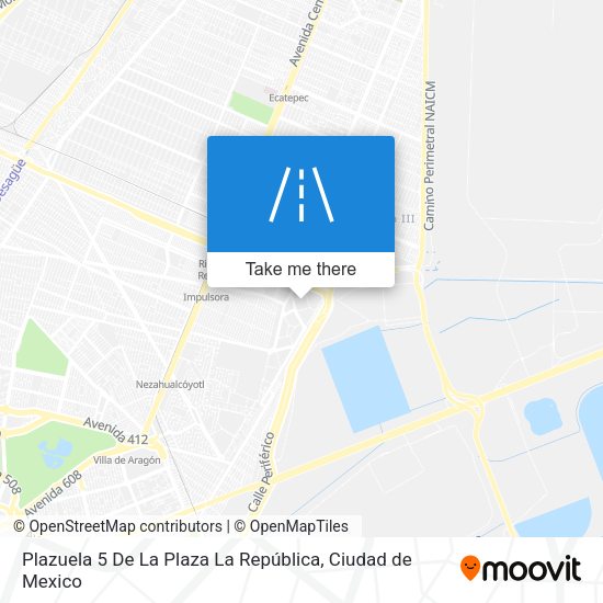 Plazuela 5 De La Plaza La República map