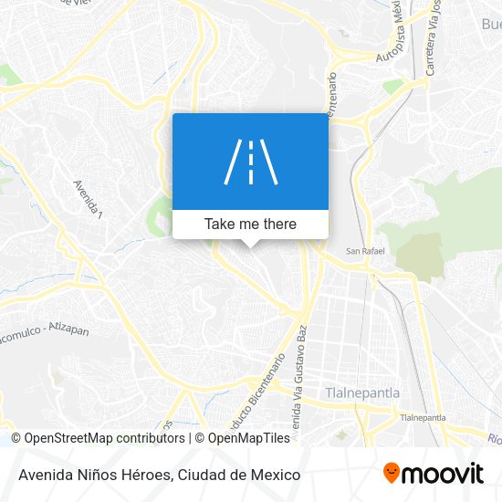 Mapa de Avenida Niños Héroes