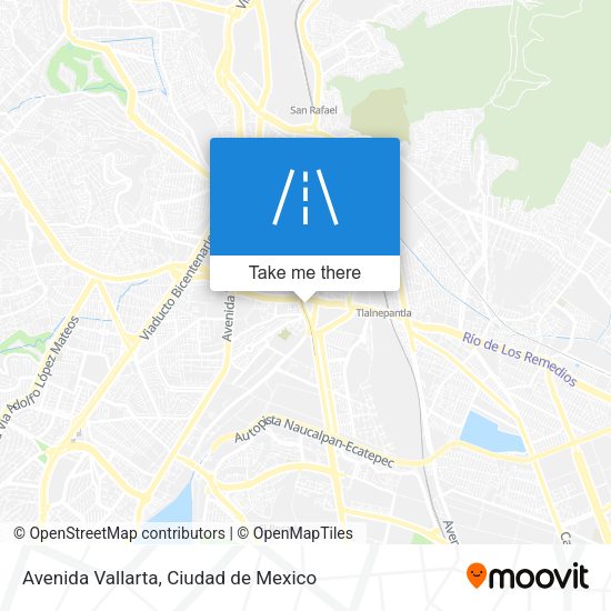 Mapa de Avenida Vallarta