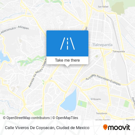 Calle Viveros De Coyoacán map