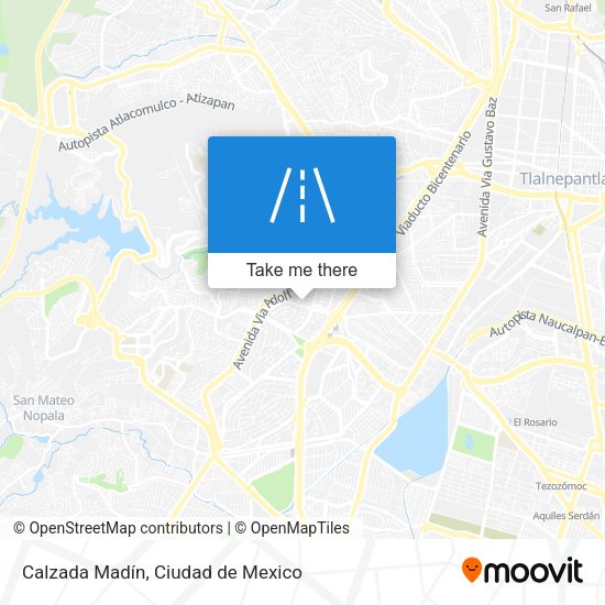 Mapa de Calzada Madín