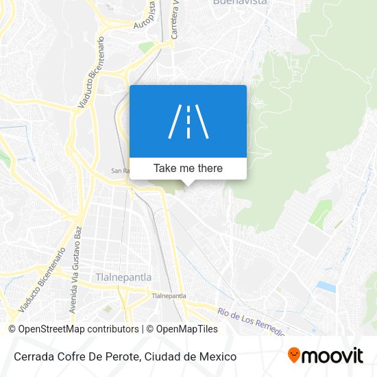Cerrada Cofre De Perote map