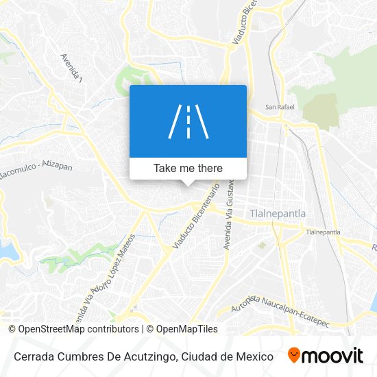 Cerrada Cumbres De Acutzingo map