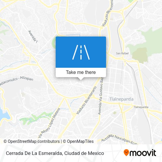 Cerrada De La Esmeralda map