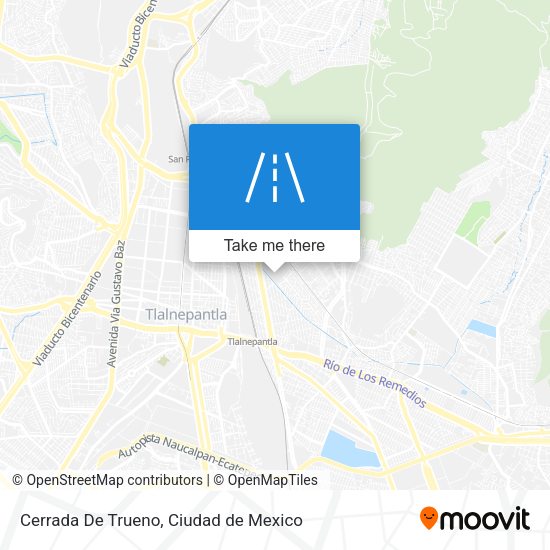 Mapa de Cerrada De Trueno
