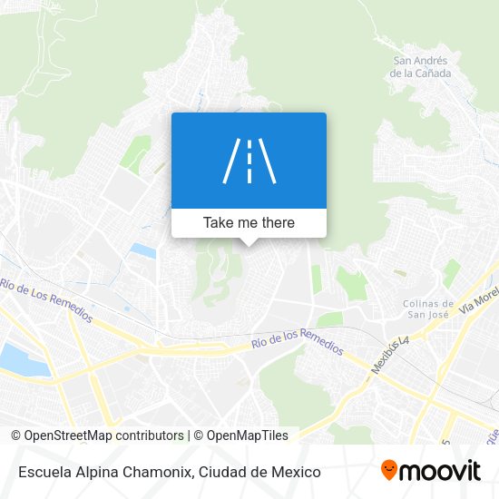Mapa de Escuela Alpina Chamonix