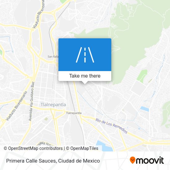 Primera Calle Sauces map