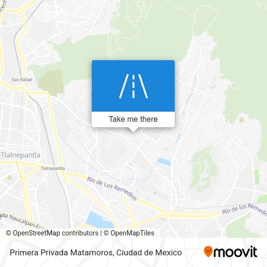 Primera Privada Matamoros map