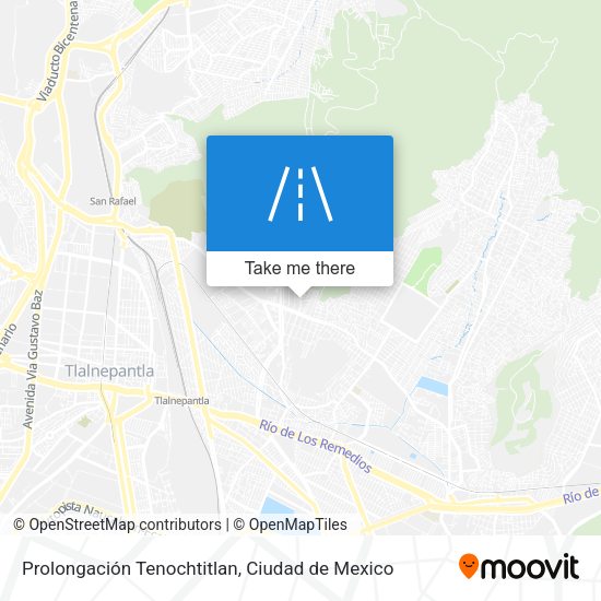 Prolongación Tenochtitlan map