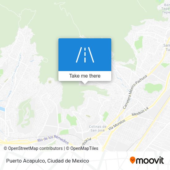 Mapa de Puerto Acapulco