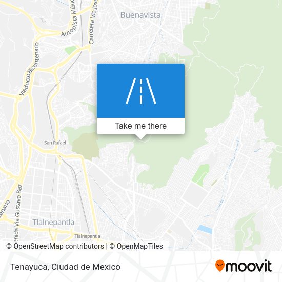 Mapa de Tenayuca