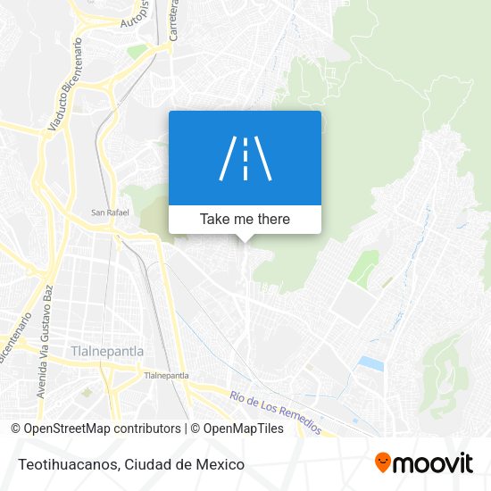 Mapa de Teotihuacanos