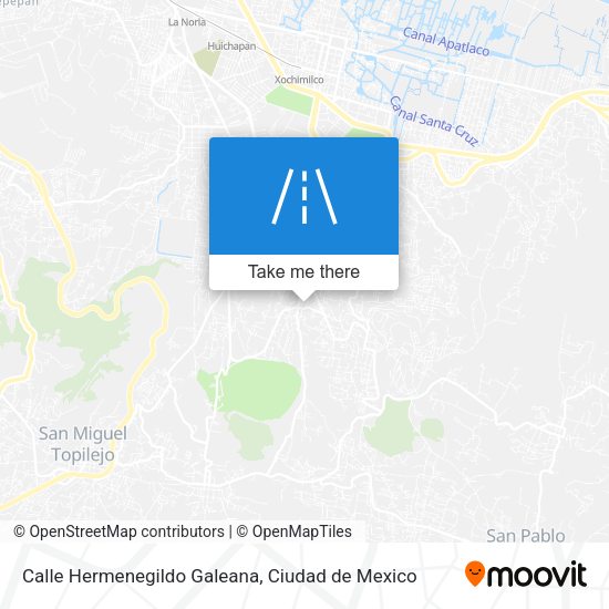 Calle Hermenegildo Galeana map