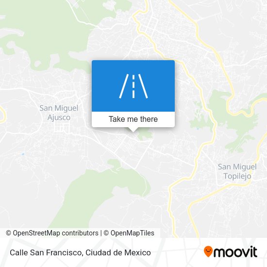 Calle San Francisco map