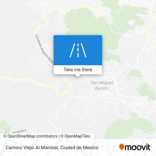 Camino Viejo Al Maninal map