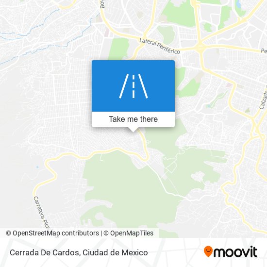 Cerrada De Cardos map