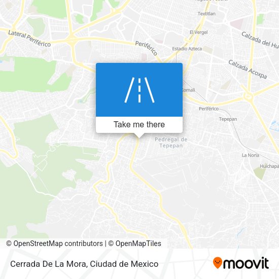 Cerrada De La Mora map