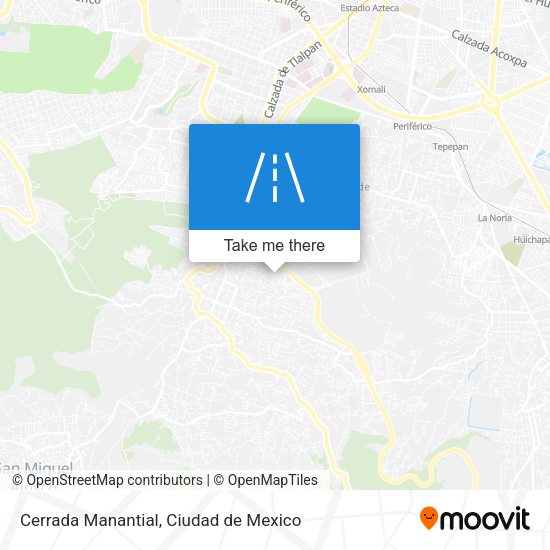 Mapa de Cerrada Manantial