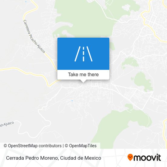 Cerrada Pedro Moreno map