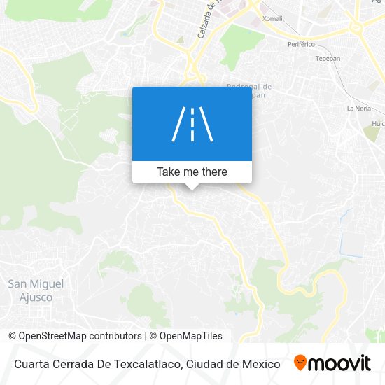 Cuarta Cerrada De Texcalatlaco map
