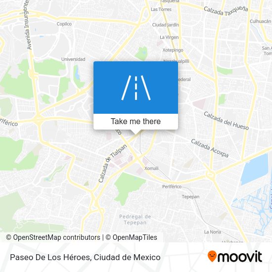 Mapa de Paseo De Los Héroes