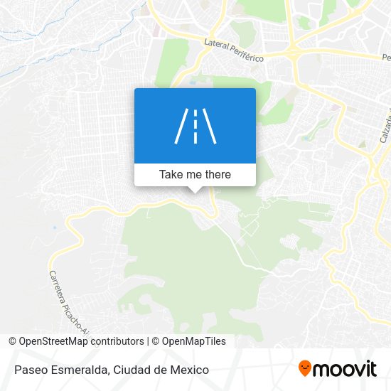 Mapa de Paseo Esmeralda