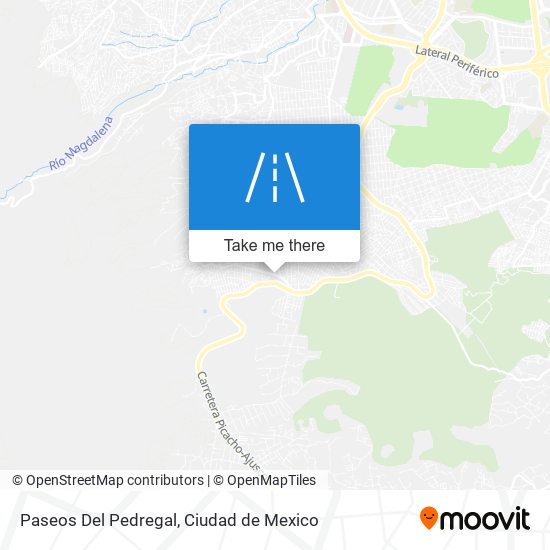 Paseos Del Pedregal map