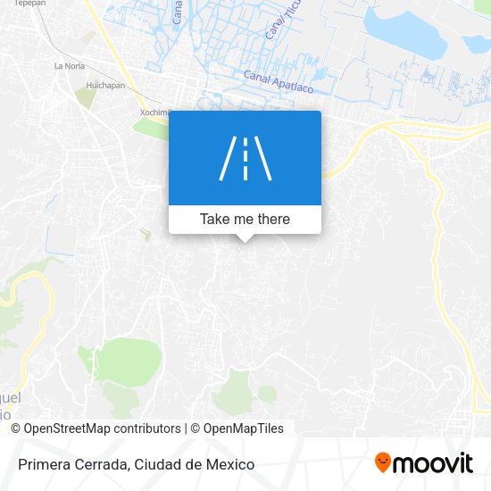 Primera Cerrada map