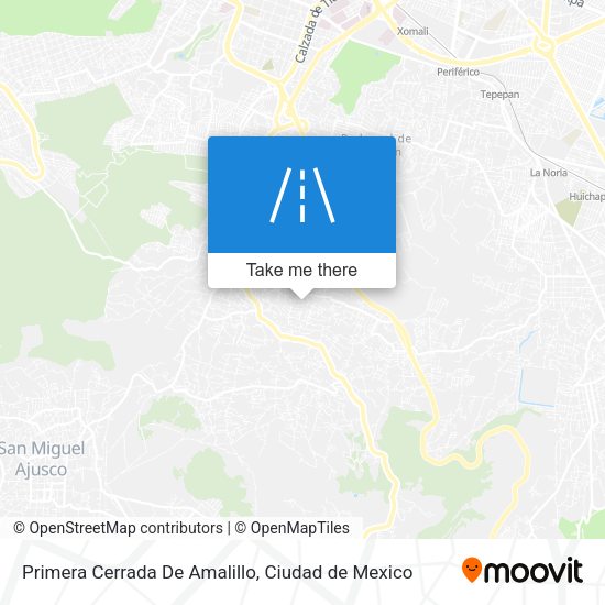 Primera Cerrada De Amalillo map