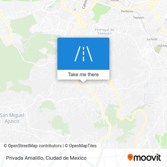Privada Amalillo map