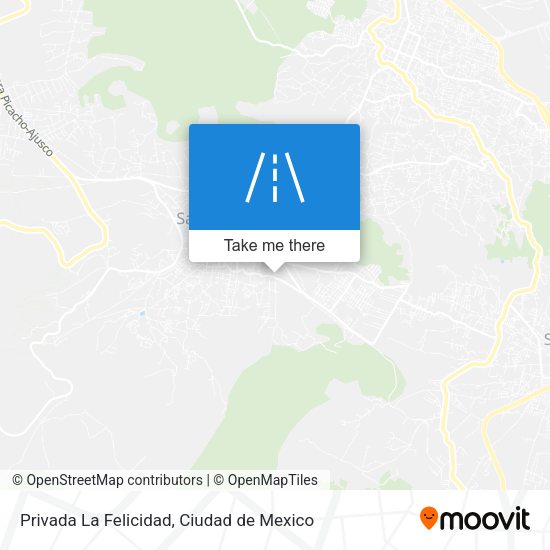 Mapa de Privada La Felicidad