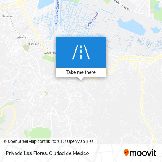 Mapa de Privada Las Flores