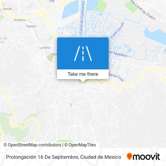 Prolongación 16 De Septiembre map