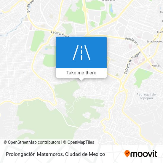 Mapa de Prolongación Matamoros