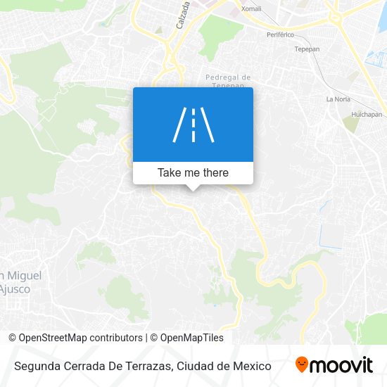 Mapa de Segunda Cerrada De Terrazas