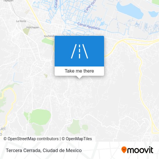 Tercera Cerrada map