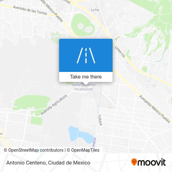Antonio Centeno map