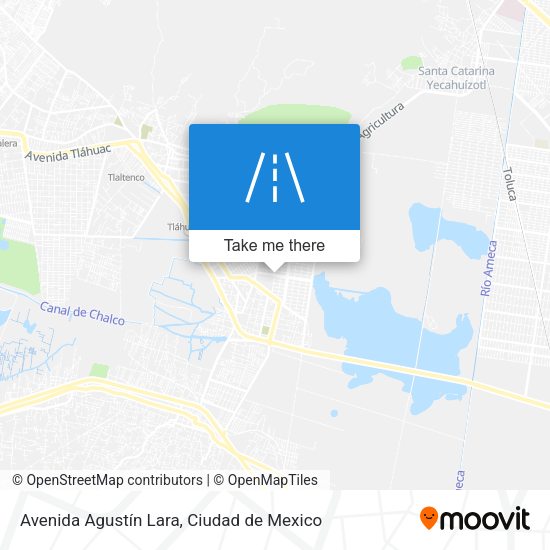 Avenida Agustín Lara map