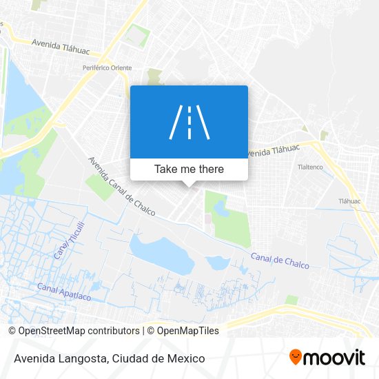 Avenida Langosta map