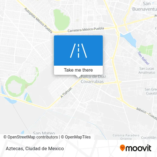 Aztecas map