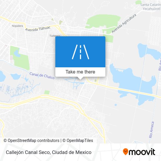 Mapa de Callejón Canal Seco