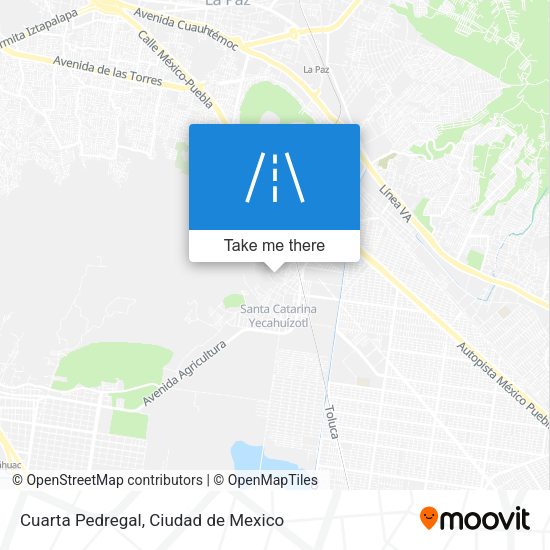Mapa de Cuarta Pedregal