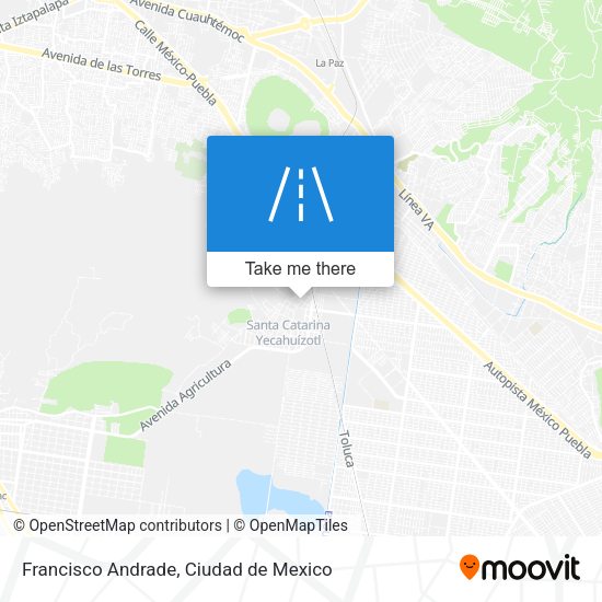 Francisco Andrade map