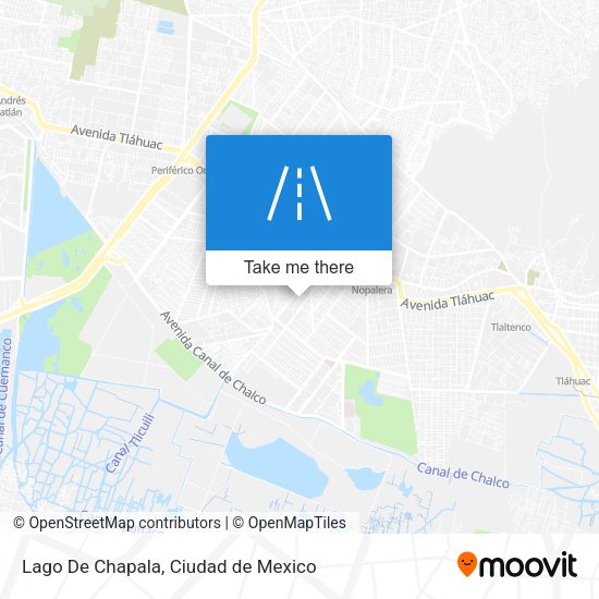Lago De Chapala map